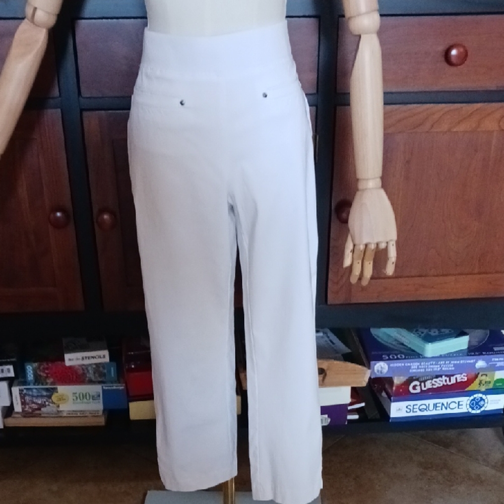 Style & Co. White Straight Leg Pants
